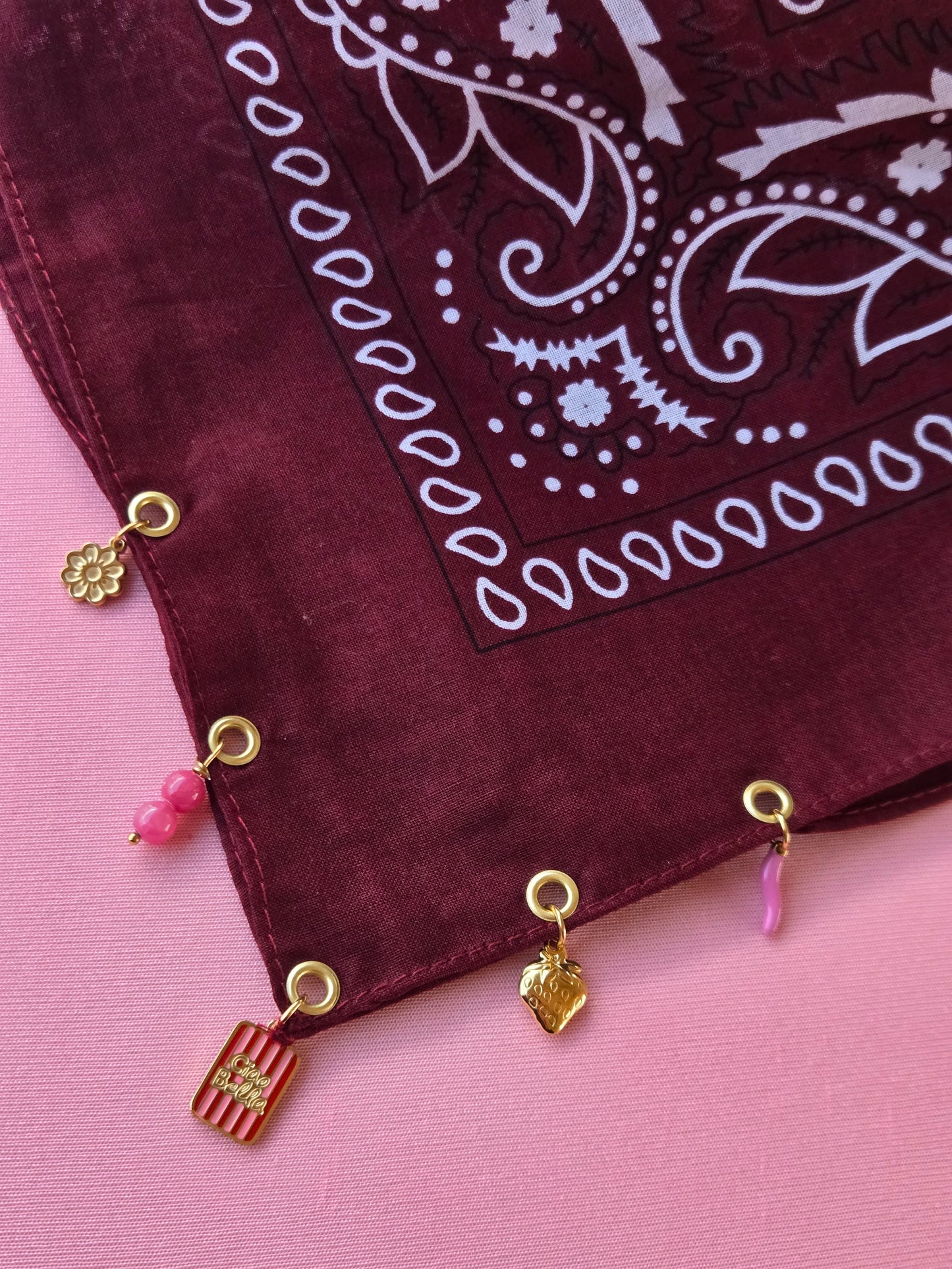 Bandana bordeaux