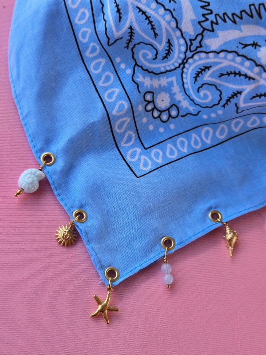 Bandana bleu ciel