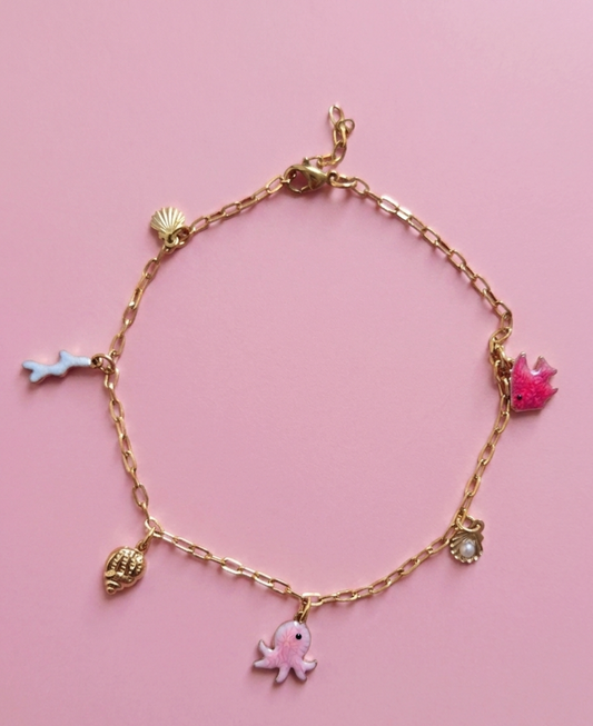 Pirou rose et blanc